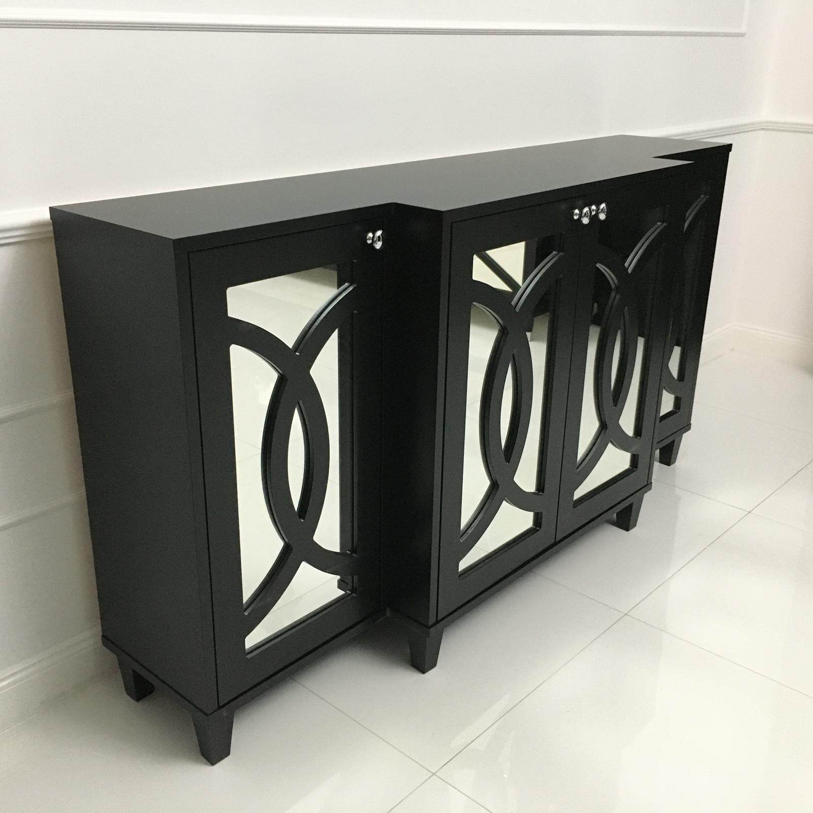 Diagram komoda czarny mat lustro 200 MCdesign Meble