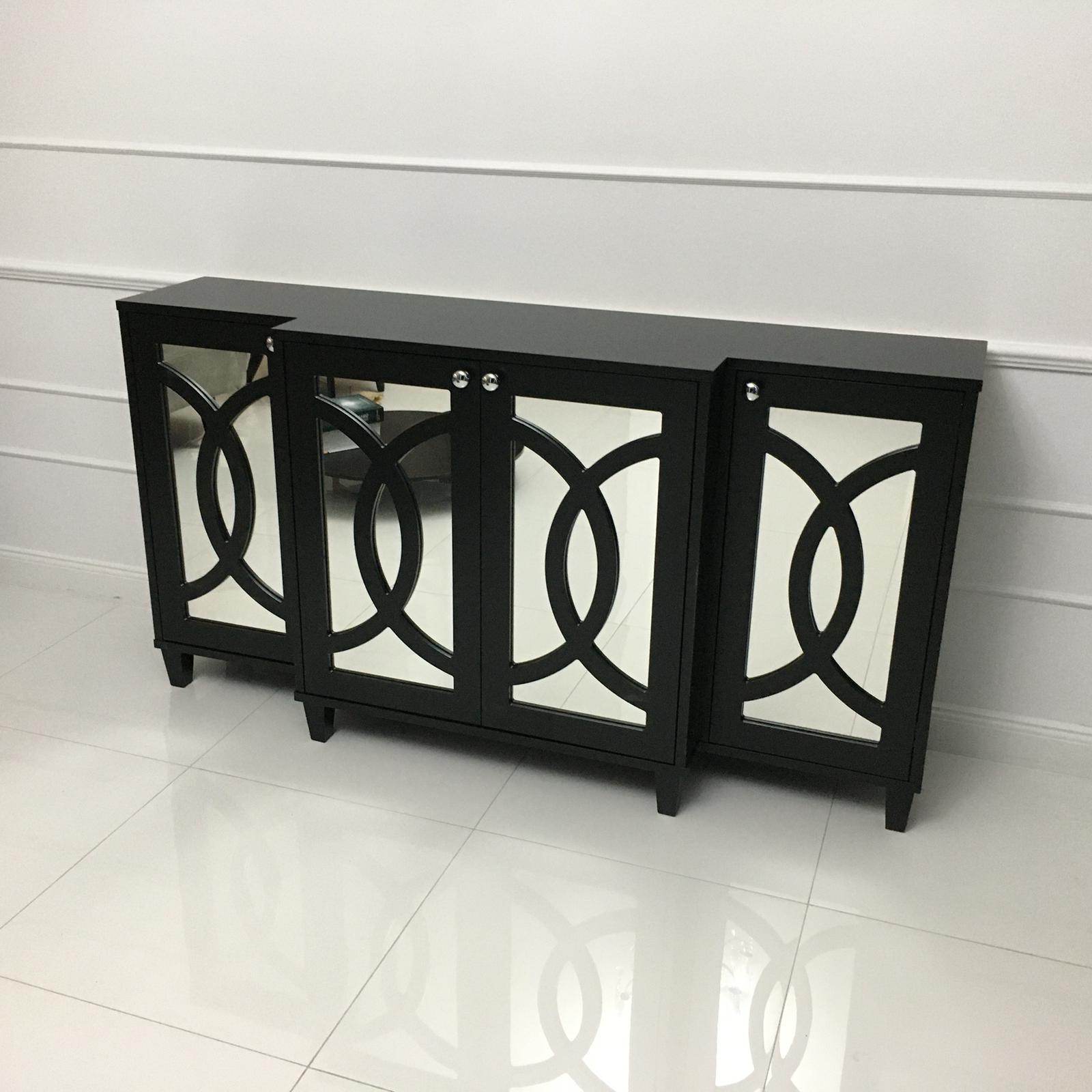 Diagram komoda czarny mat lustro 200 MCdesign Meble